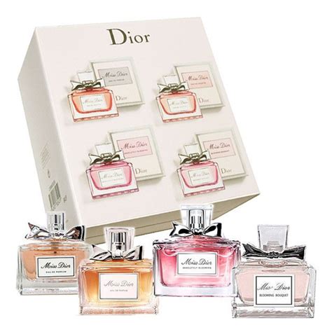 dior miniature set perfume|miss dior mini gift set.